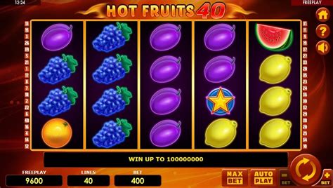Игровой автомат Hot Fruits 40  играть бесплатно